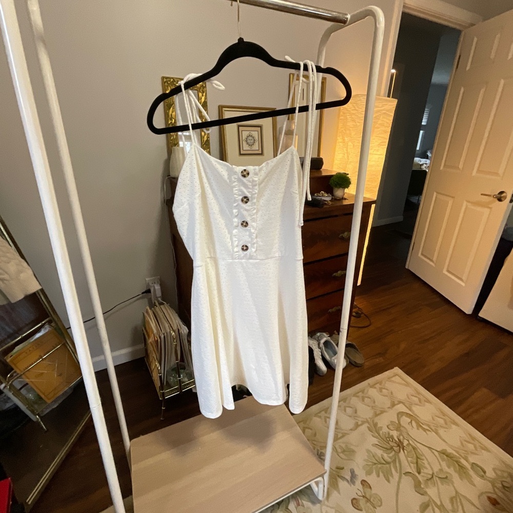 Cute White Dress-XL
